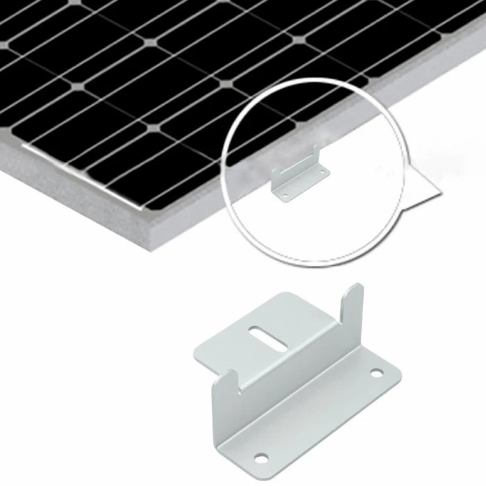 Enagua Mart Special Z Style Solar Panel Roof Mounting Bracket - Aluminum Alloy Brackets for Roof-Mounted Support, Boat, Off-Grid