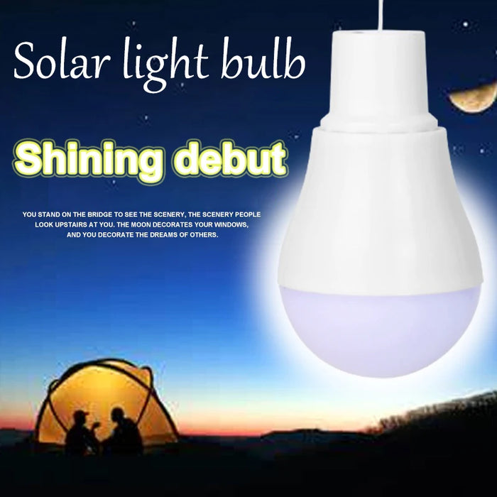 Enagua Mart Portable LED Solar Bulb Light - Split Type Waterproof Outdoor Hanging Light