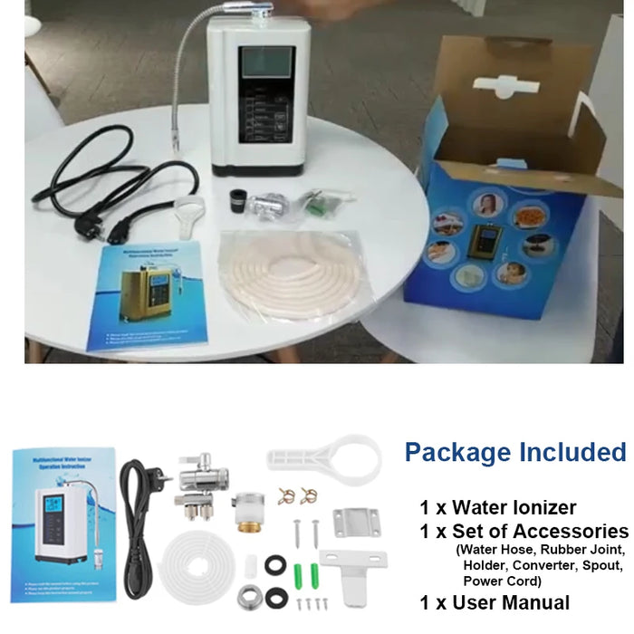 Enagua Mart 5-7 Plate Alkaline Water Ionizer Machine – Hydrogen Generator For Home Water Filtration