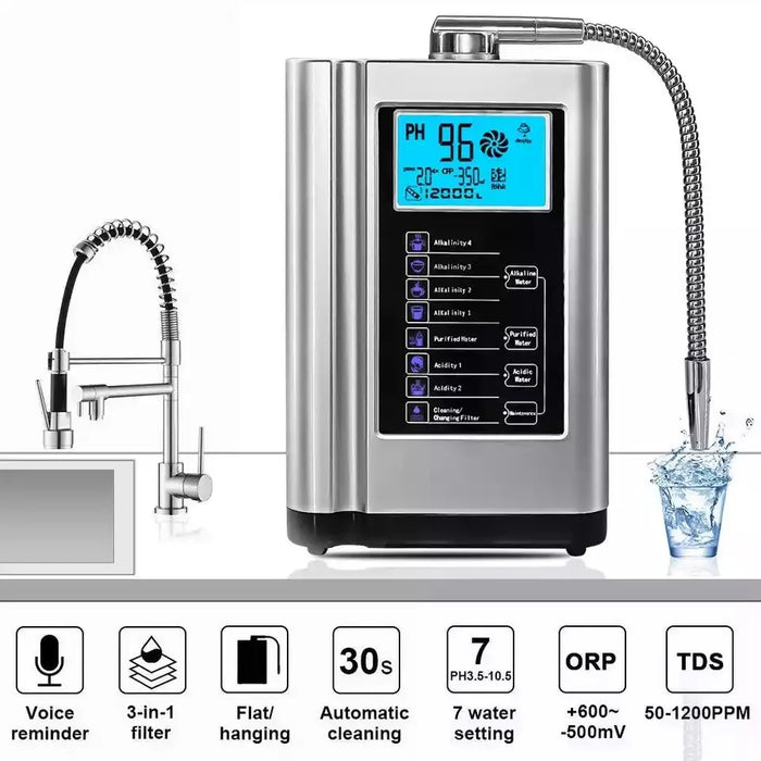 Enagua Mart 5-7 Plate Alkaline Water Ionizer Machine – Hydrogen Generator For Home Water Filtration