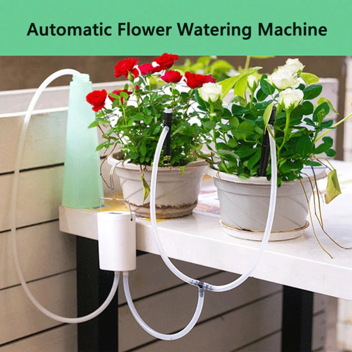 Enagua Mart Automatic Flower Watering Machine - 2/4/8 Controller, Sprinkler and Drip Irrigation System