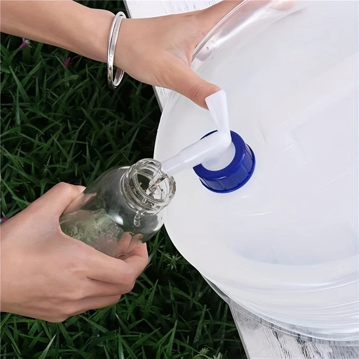 Enagua Mart 5-15L Portable Foldable Water Bucket - Outdoor Travel and Emergency Folding Water Tank