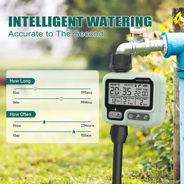 Enagua Mart Garden Water Timer - Automatic Rain Delay System for Drip Irrigation