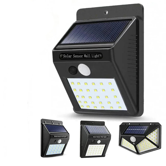 Enagua Mart Solar Motion Sensor Light - 30 LED Waterproof Wall Lamp for Outdoor Use