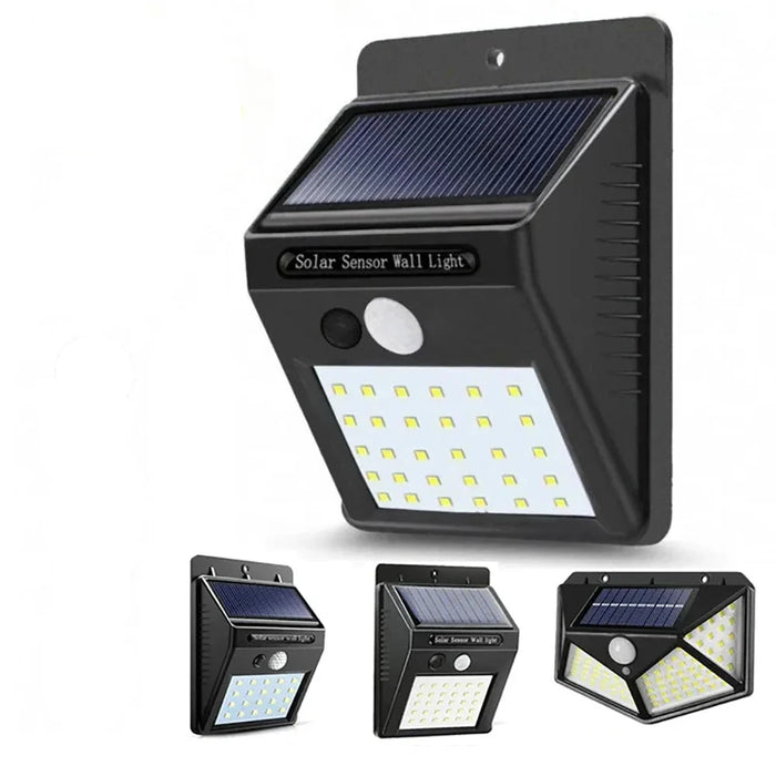 Enagua Mart 30 LED Solar Wall Light - PIR Motion Sensor, Waterproof Outdoor Security Lamp for Garden and Pathways