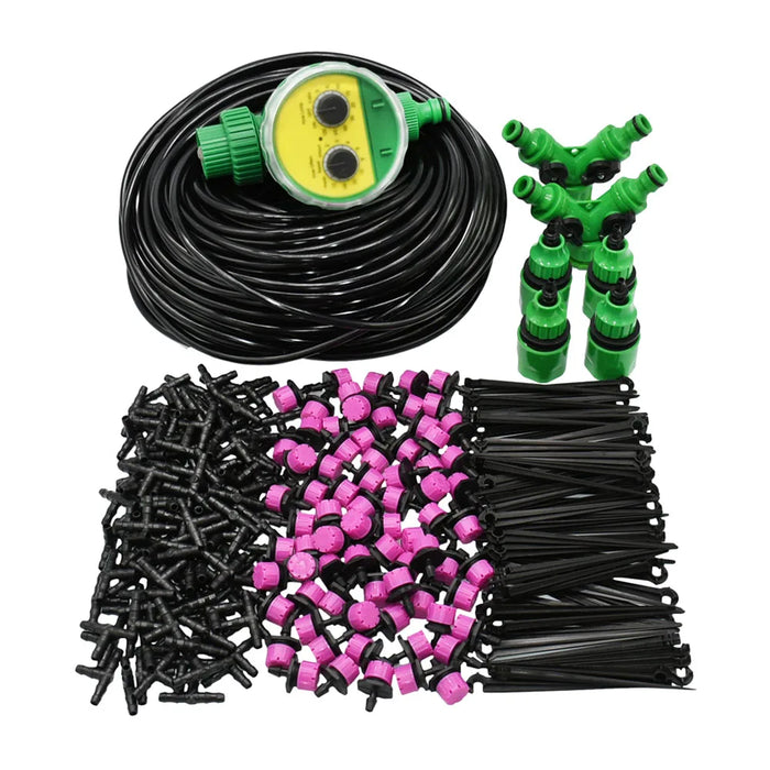 Enagua Mart 50M/5M DIY Drip Irrigation System - Automatic Watering Garden Hose Micro Drip Watering Kits with Adjustable Drippers