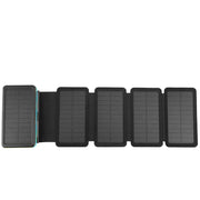 Enagua Mart Portable 20000mAh Solar Power Bank - Folding Solar Charger for Mobile Phones - Enagua Mart