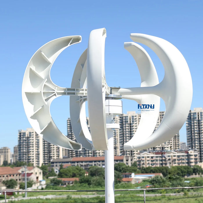 Enagua Mart 1000W Vertical Axis Wind Turbine Generator - Home Hybrids Streetlight 12V/24V/48V