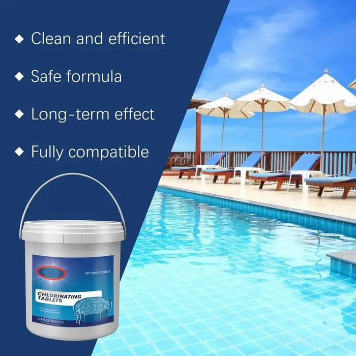 Enagua Mart Pool Cleaning Tablet - Chlorine Pills for Pool and Hot Tub Care