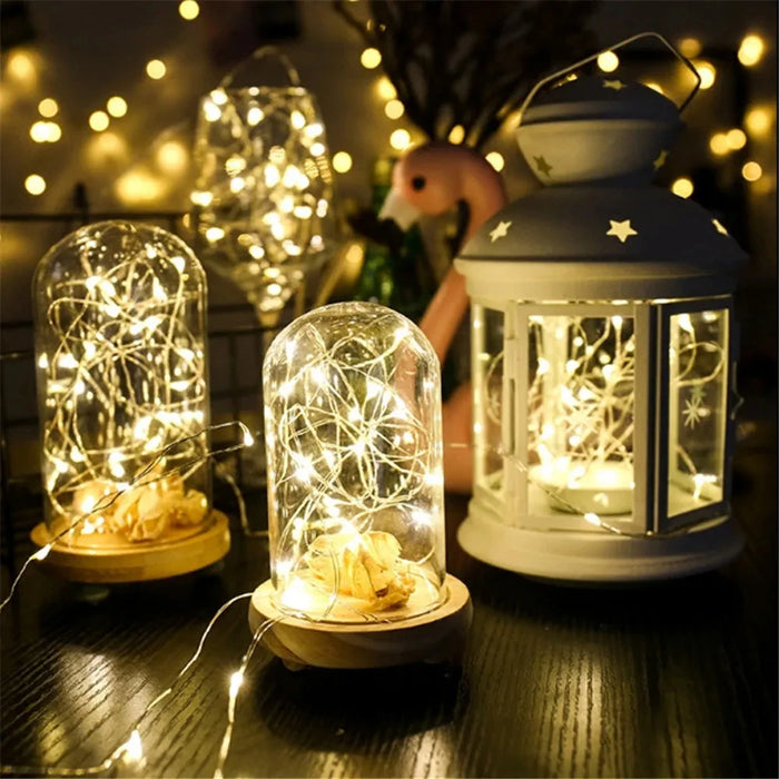 Enagua Mart 12 Pack LED Fairy Lights - Battery Operated Waterproof String Lights for DIY Projects