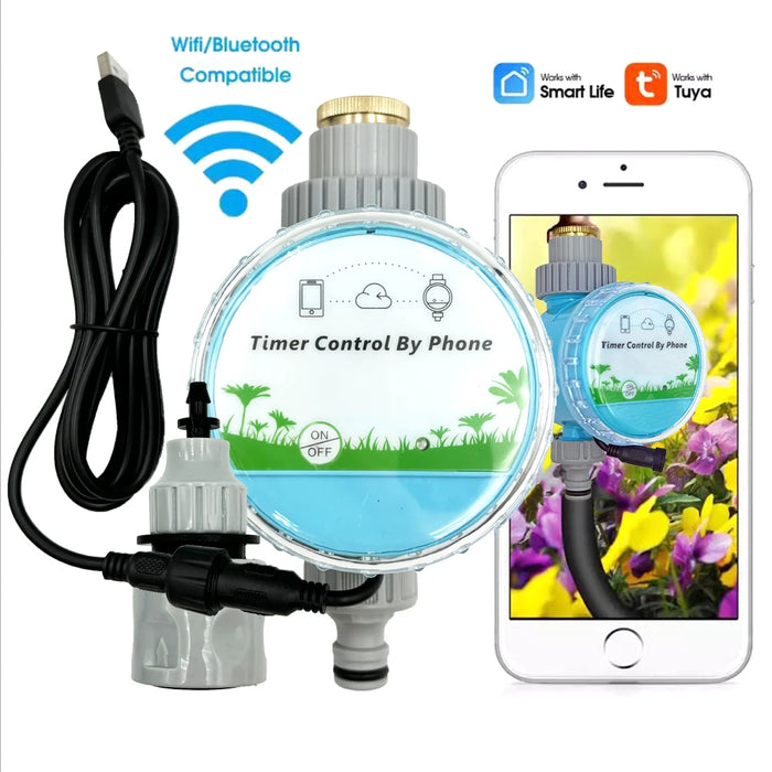 Enagua Mart WiFi Wireless Garden Water Timer – Smart Phone Remote Controller For Outdoor Irrigation