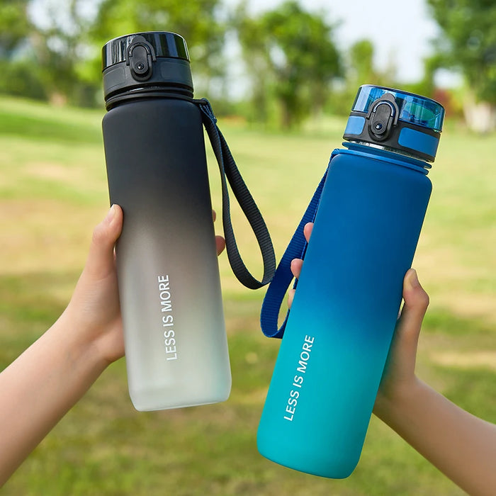 Enagua Mart Gianxi Portable Gradient Color Plastic Water Bottle - Leak-Proof Sports & Travel Jug
