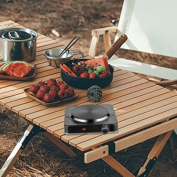 Enagua Mart Portable Electric Cooking Stove - Flexible Power Source Kitchen Burner for Home Cooking and Travel