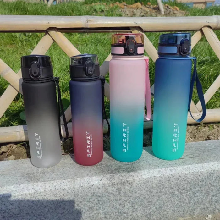 Enagua Mart 1 Liter Portable Sports Water Bottle - Leak-Proof, Lightweight for Outdoor and Gym Use