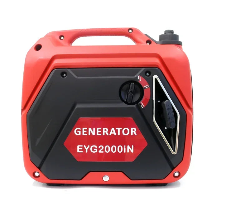 Enagua Mart 2KW Super Silent Mini Gasoline Generator - Digital Inverter with Practical Handle