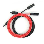 Enagua Mart 1 Pair Solar Panel Extension Cable - Copper Wire with Solar PV Connectors - Enagua Mart