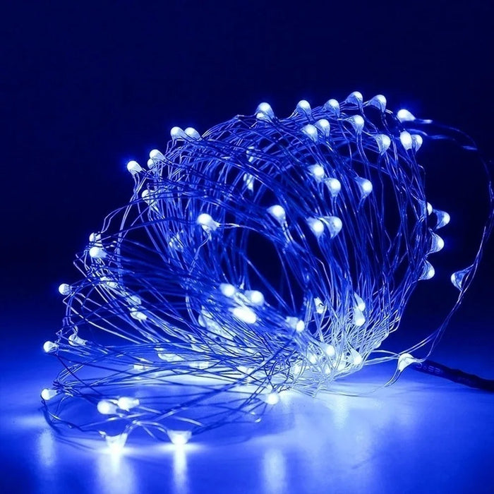 Enagua Mart 10-Piece LED String Lights - Copper Wire Fairy Lights for Holiday, Wedding, and Party Decorations