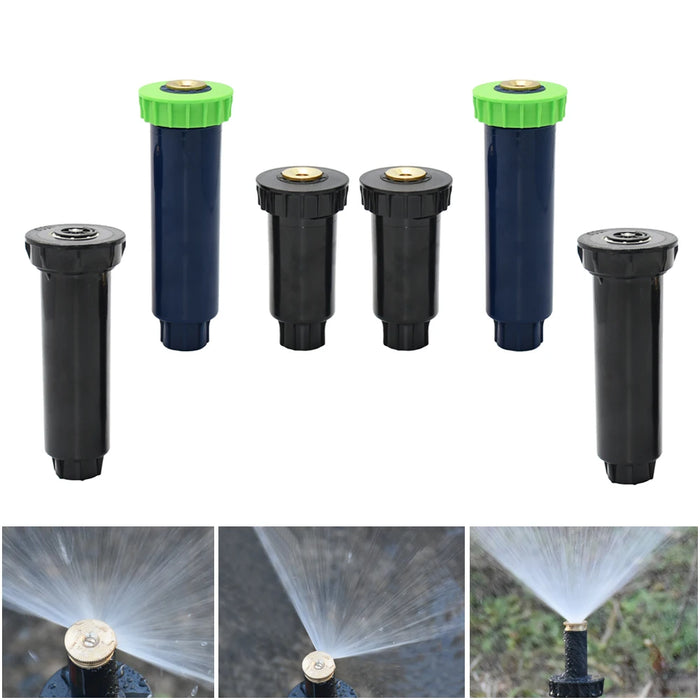 Enagua Mart Landscaping Pop-Up Sprinklers - 1/2" Internal Thread, 90/180/360 Degree Coverage