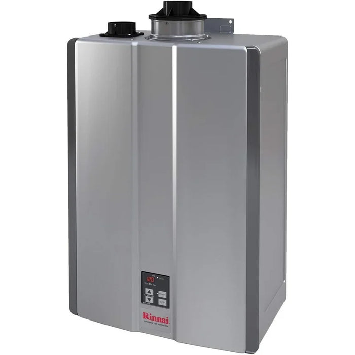 Enagua Mart Rinnai RU160iP Condensing Tankless Hot Water Heater - 9 GPM, Propane, Indoor Installation