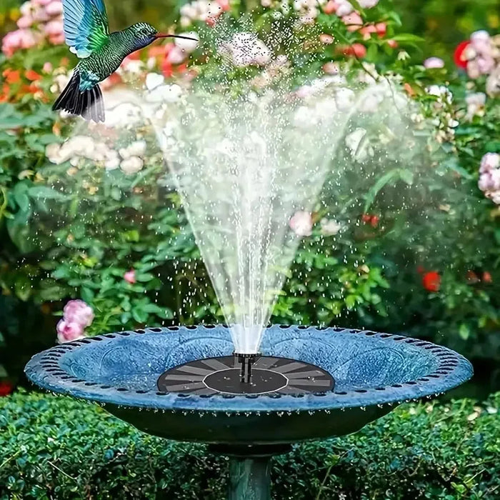 Enagua Mart Solar Power Bird Bath Fountain Pump - Colorful Floating Decoration for Garden