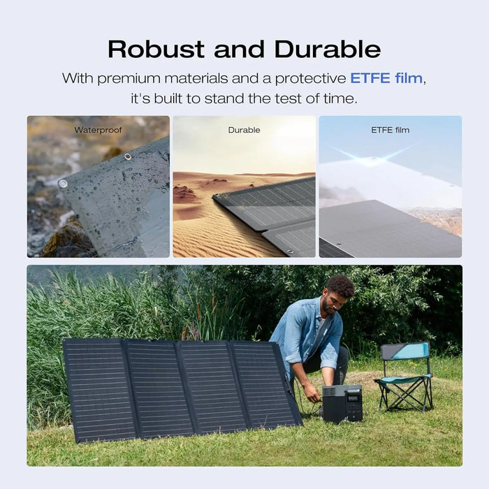 Enagua Mart Portable Solar Panel for Power Station - Foldable Solar Charger