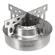 Enagua Mart Lixada Camping Stove - Ultralight Aluminum Alloy Alcohol Stove with Lid for Hiking, Picnics, and Outdoor Cooking - Enagua Mart