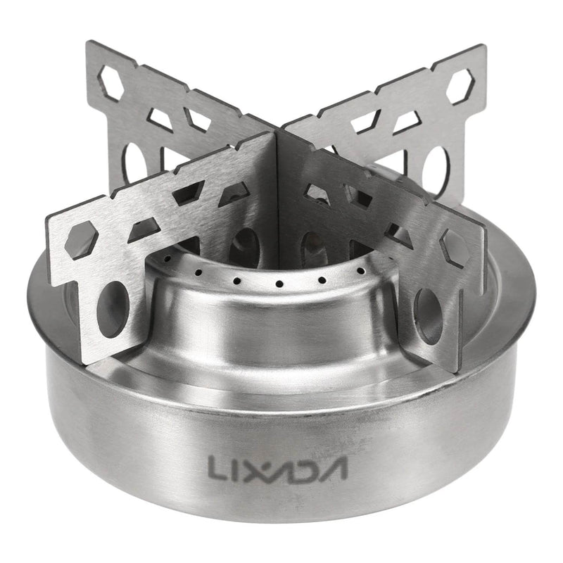 Enagua Mart Lixada Camping Stove - Ultralight Aluminum Alloy Alcohol Stove with Lid for Hiking, Picnics, and Outdoor Cooking - Enagua Mart