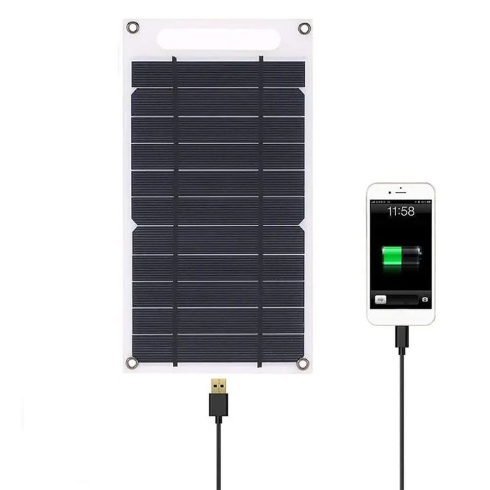 Enagua Mart Foldable Portable Solar Charger - Power Bank Battery for Mobile Phones