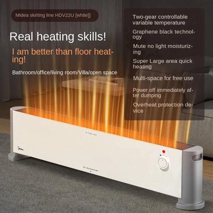 Enagua Mart Efficient and Energy-Saving Graphene Heater - 220V Portable Heater for Home and Office