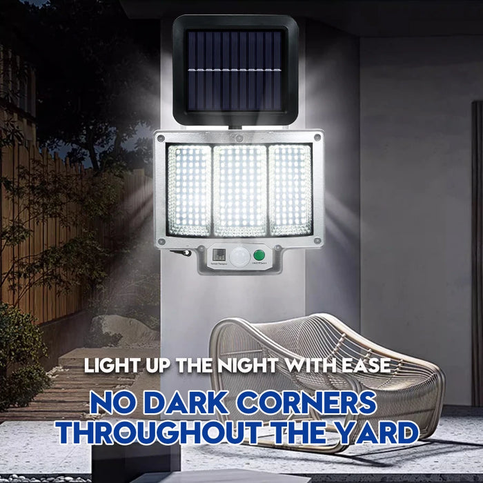 Enagua Mart 192 LED Solar Lamp Outdoor - IP65 Waterproof Spotlights with Motion Sensor for Street, Garden Decor