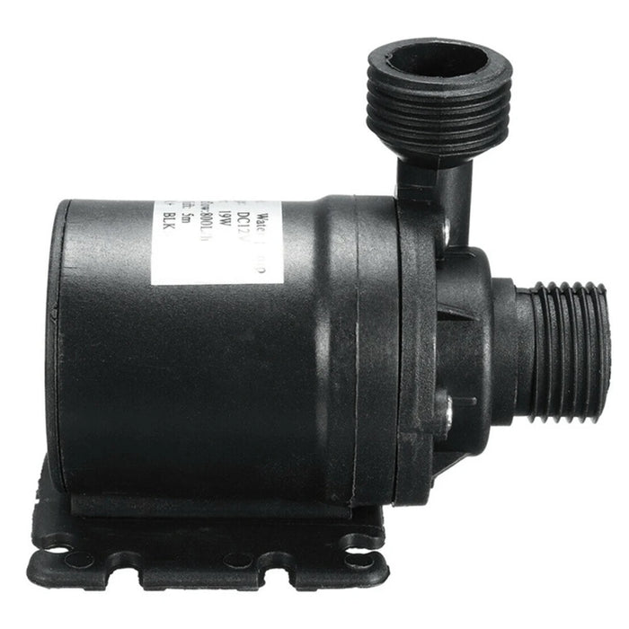 Enagua Mart 800L/H 5M DC 12V/24V Solar Brushless Motor Water Pump - Submersible Water Circulation Pump