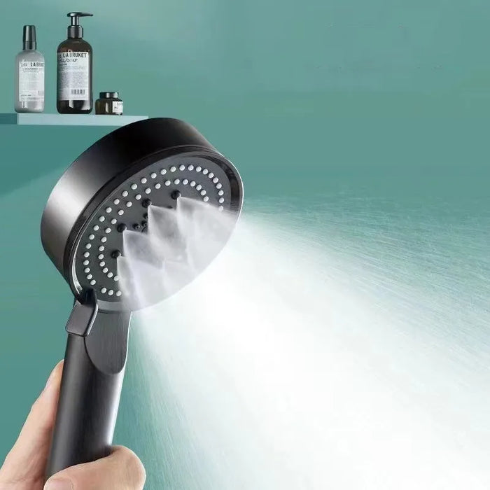 Enagua Mart 5 Modes Adjustable High-Pressure Shower Head - Water-Saving Spray Massage with Hook and Hose