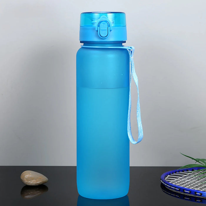 Enagua Mart 1000ml Water Bottle BPA-Free with Strap - Outdoor, Travel, Portable, Gym & Fitness Jug for Office and Sports