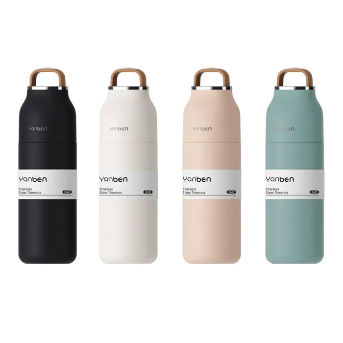 Enagua Mart 500ml Stainless Steel Insulation Bottle - Leak-Proof Vacuum Flask for Hot and Cold Drinks