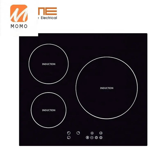 Enagua Mart 3-Burner Built-In Electric Induction Hob - Sleek and Efficient Home Appliance for Modern Kitchens