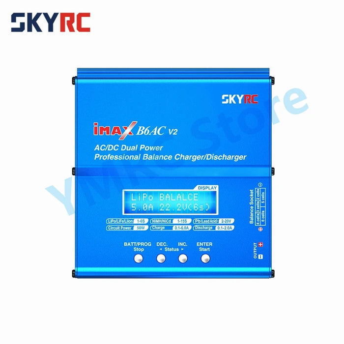 Enagua Mart SkyRC iMax B6AC V2 Dual Power Battery Charger - 6A AC/DC Balance Charger for LiPo and RC Drones