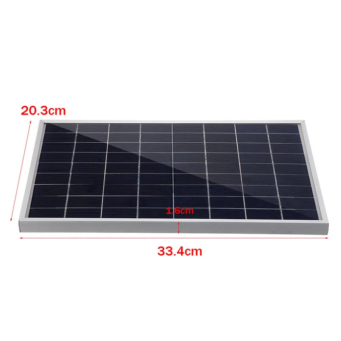 Enagua Mart Wholesale 300W Solar Panel Kit - Complete 12V Polycrystalline Portable Outdoor Rechargeable Solar Cell for Home