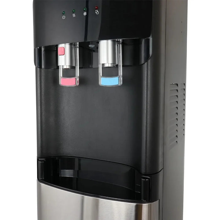 Enagua Mart Bottom Loading Hot and Cold Water Dispenser – Floor Standing with Black Body