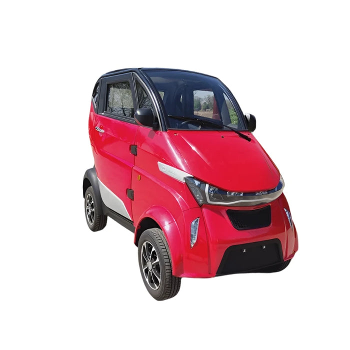 Enagua Mart 2-Seater Solar-Powered Mini Electric Car - New Energy Low-Speed Electric Car for Adults