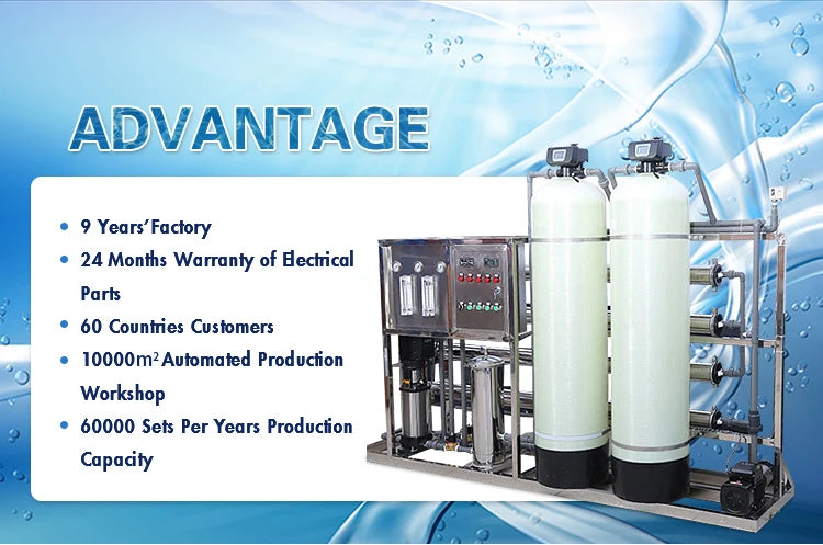 Enagua Mart Industrial RO Water Purifier - 2000L/H High-Quality Waste Water Treatment System