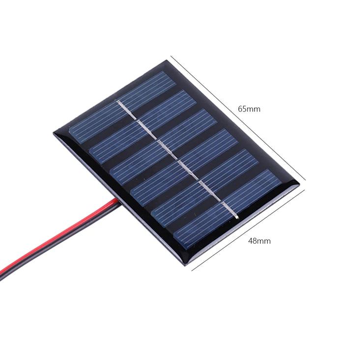 Enagua Mart Mini Solar Panel - 1W 3V 100mA Polycrystalline DIY Solar Charger