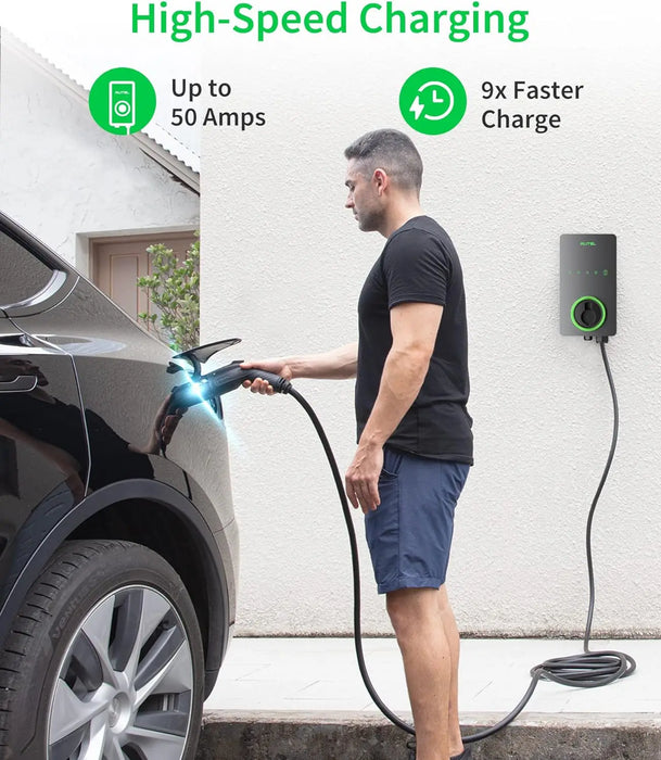 Enagua Mart Autel Home Level 2 EV Charger - 50Amp 240V with Wi-Fi and Bluetooth