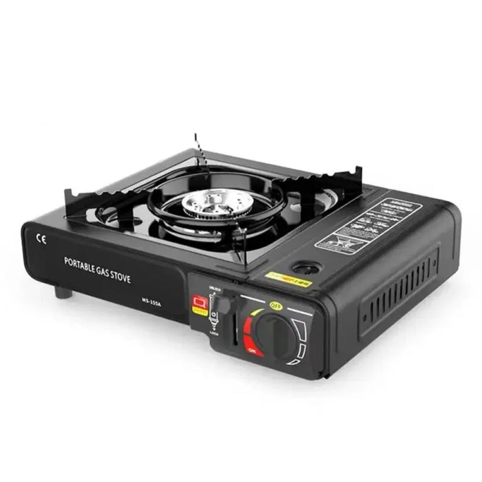 Enagua Mart 2800W High Firepower Portable Camping Gas Stove - Outdoor Cassette Furnace for Picnic and Home Cooking