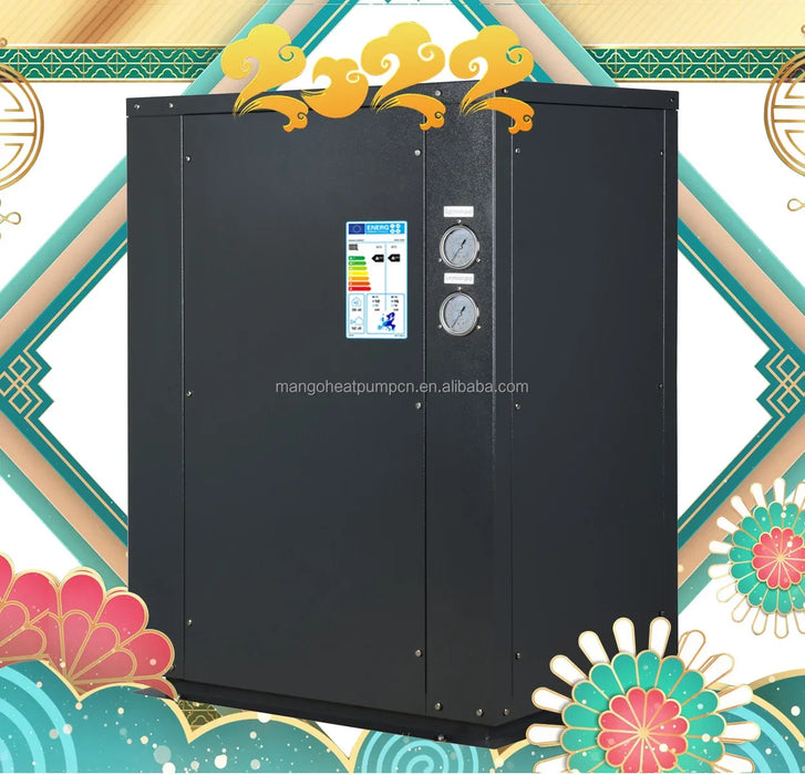 Enagua Mart Solar Geothermal Water-to-Water Heat Pump - 19kW High-Quality Heating System for Residential and Commercial Use