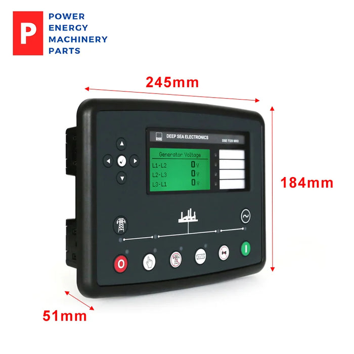 Enagua Mart Deep Sea DSE7320 MKII Display Screen - Replacement Diesel Generator Controller for DSE7110 MKII and DSE7120 MKII