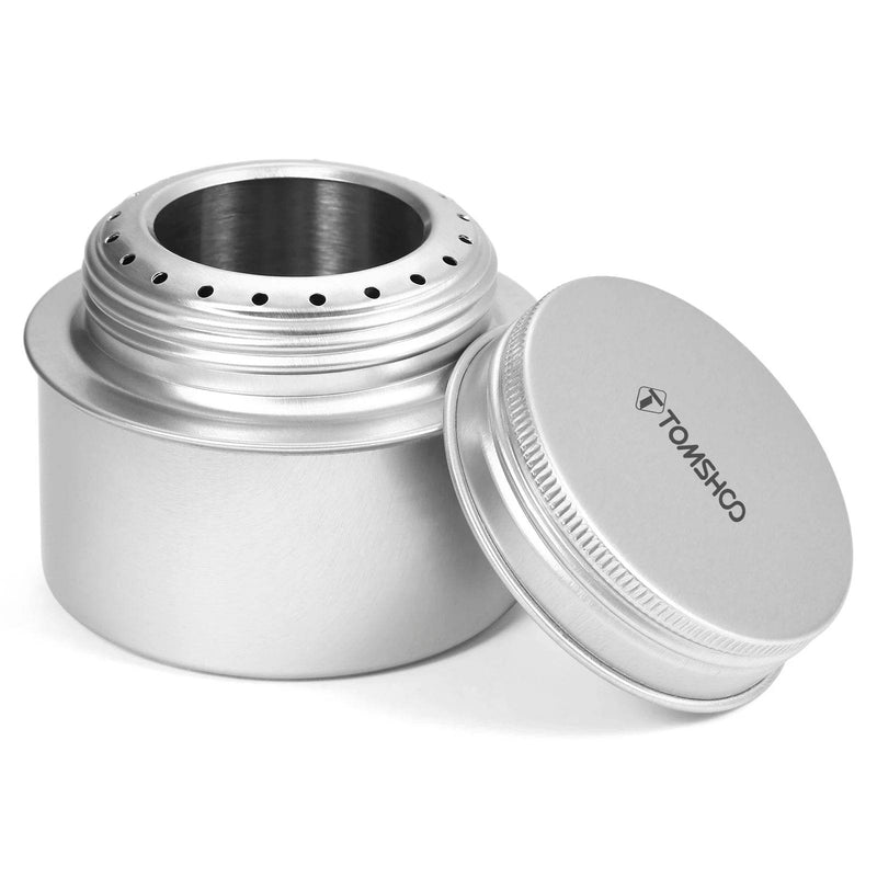 Enagua Mart Lixada Camping Stove - Ultralight Aluminum Alloy Alcohol Stove with Lid for Hiking, Picnics, and Outdoor Cooking - Enagua Mart