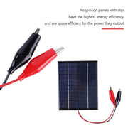 Enagua Mart 10W Waterproof Solar Panel - 5V/12V Outdoor DIY Polysilicon Solar Charger for Battery Charging - Enagua Mart