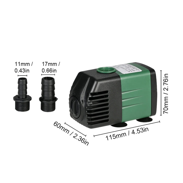 Enagua Mart 1500L/H 25W Submersible Water Pump - For Aquariums and Fountains