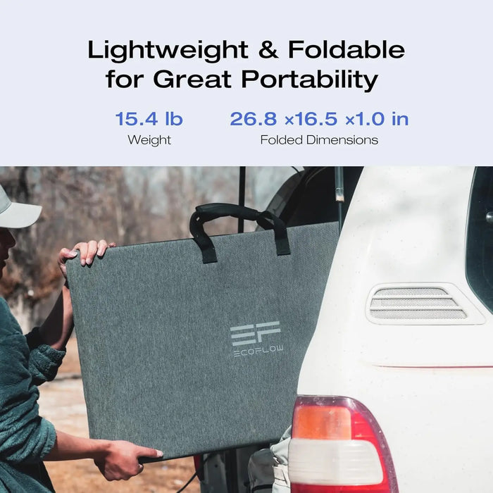 Enagua Mart Portable Solar Panel for Power Station - Foldable Solar Charger