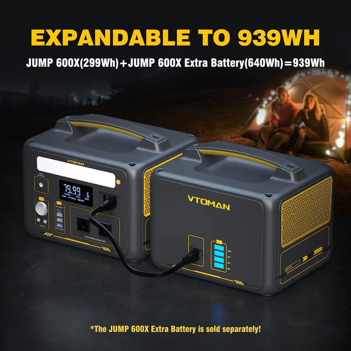 Enagua Mart 600W Portable Power Station - LFP Battery Powered Generator with AC Outlets, USB Ports, and DC Output